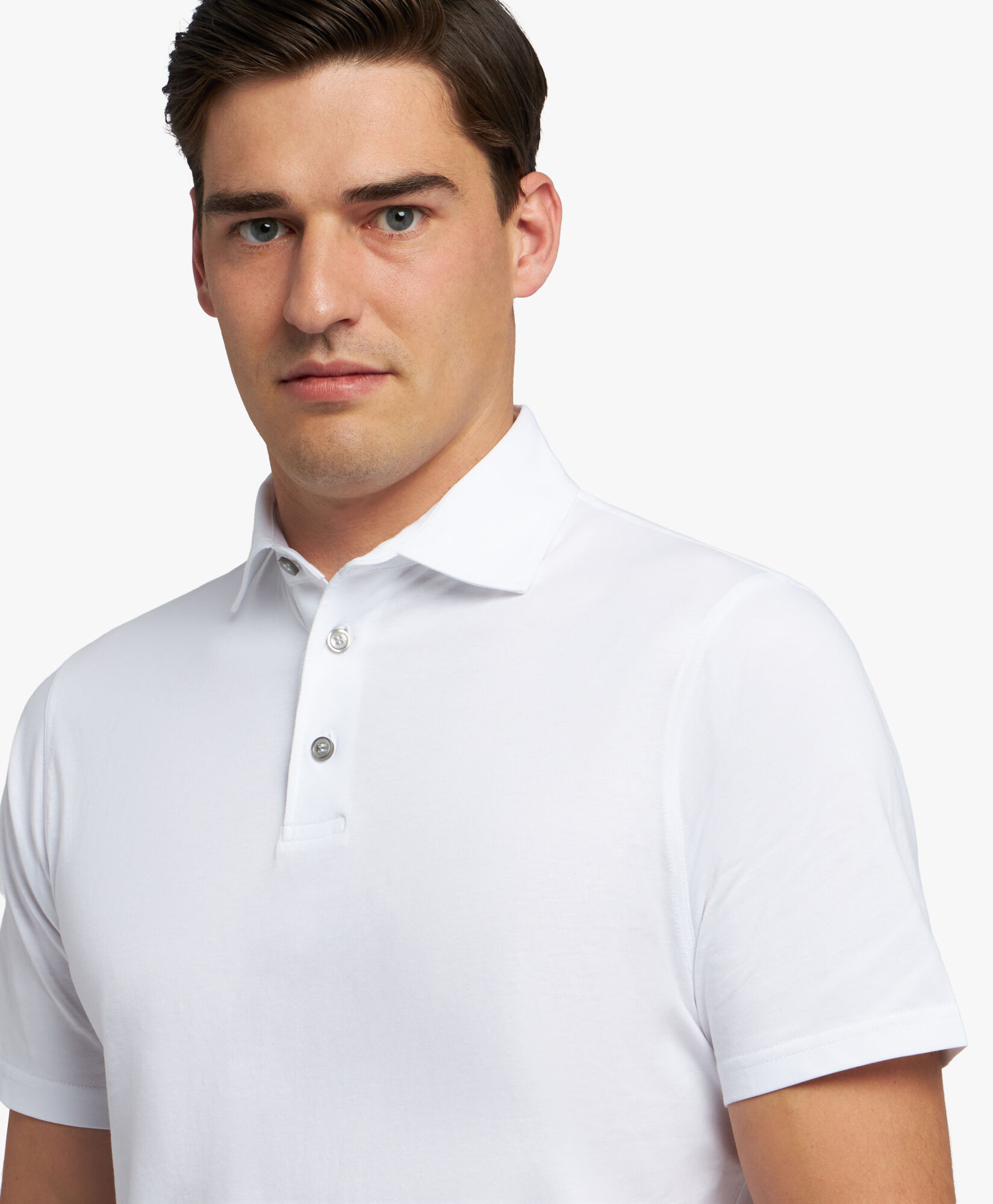 White Cotton Polo Shirt in White for Men Brooks Brothers EU
