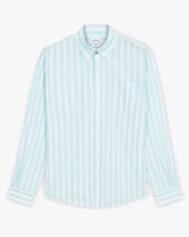 Brooks Brothers Friday Regular Fit Hemd aus Popeline mit Button Down Kragen Himmelblau