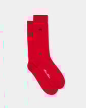 Brooks Brothers Colorful Cotton Socks Red