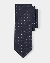 Brooks Brothers Polka Dot Silk Tie Blue