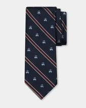 Brooks Brothers Regimental Golden Fleece Tie Navy