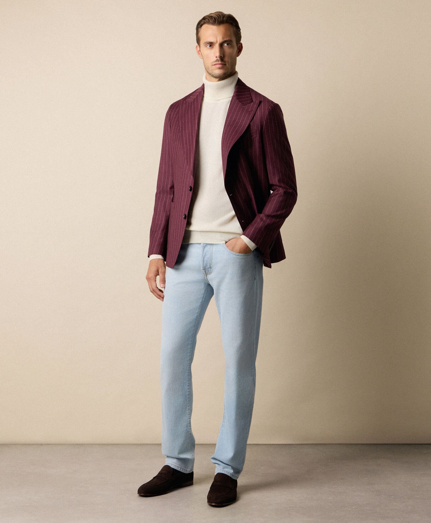 Plain Cashmere Turtleneck