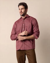 Brooks Brothers Hemd Slim Fit aus Twill mit Spread-Kragen Rosébraun