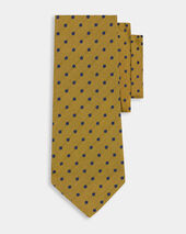 Brooks Brothers Polka Dot Silk Tie Navy