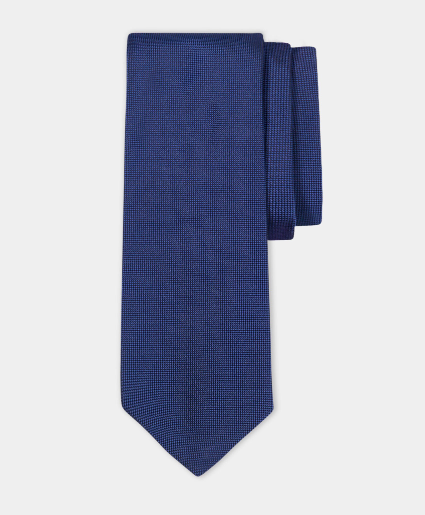 Hopsack Plain Silk Tie