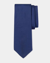 Brooks Brothers Hopsack Plain Silk Tie Royal Blue