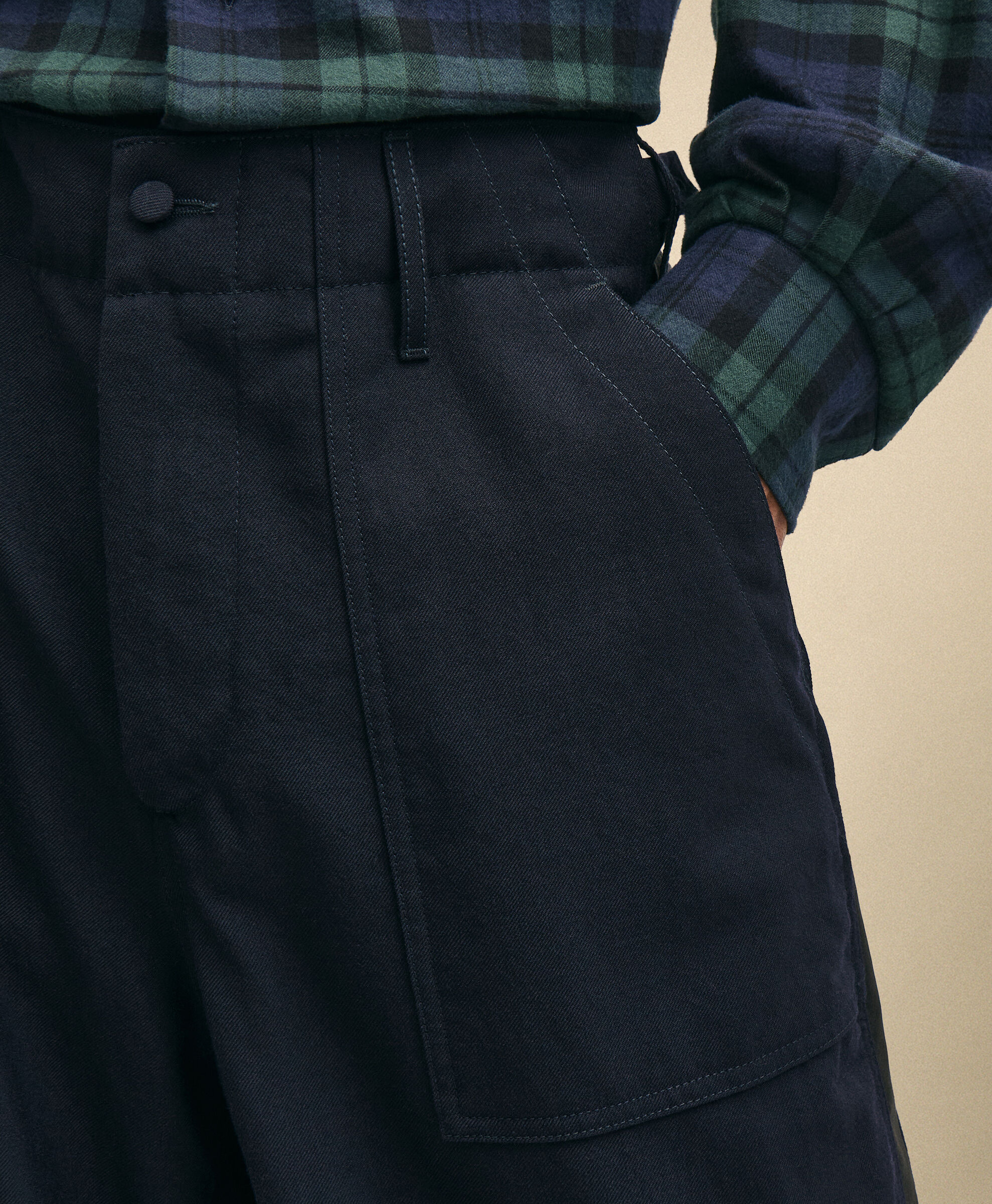 Brooks Brothers x Engineered Garments - Sateen Fatigue Dress Pants