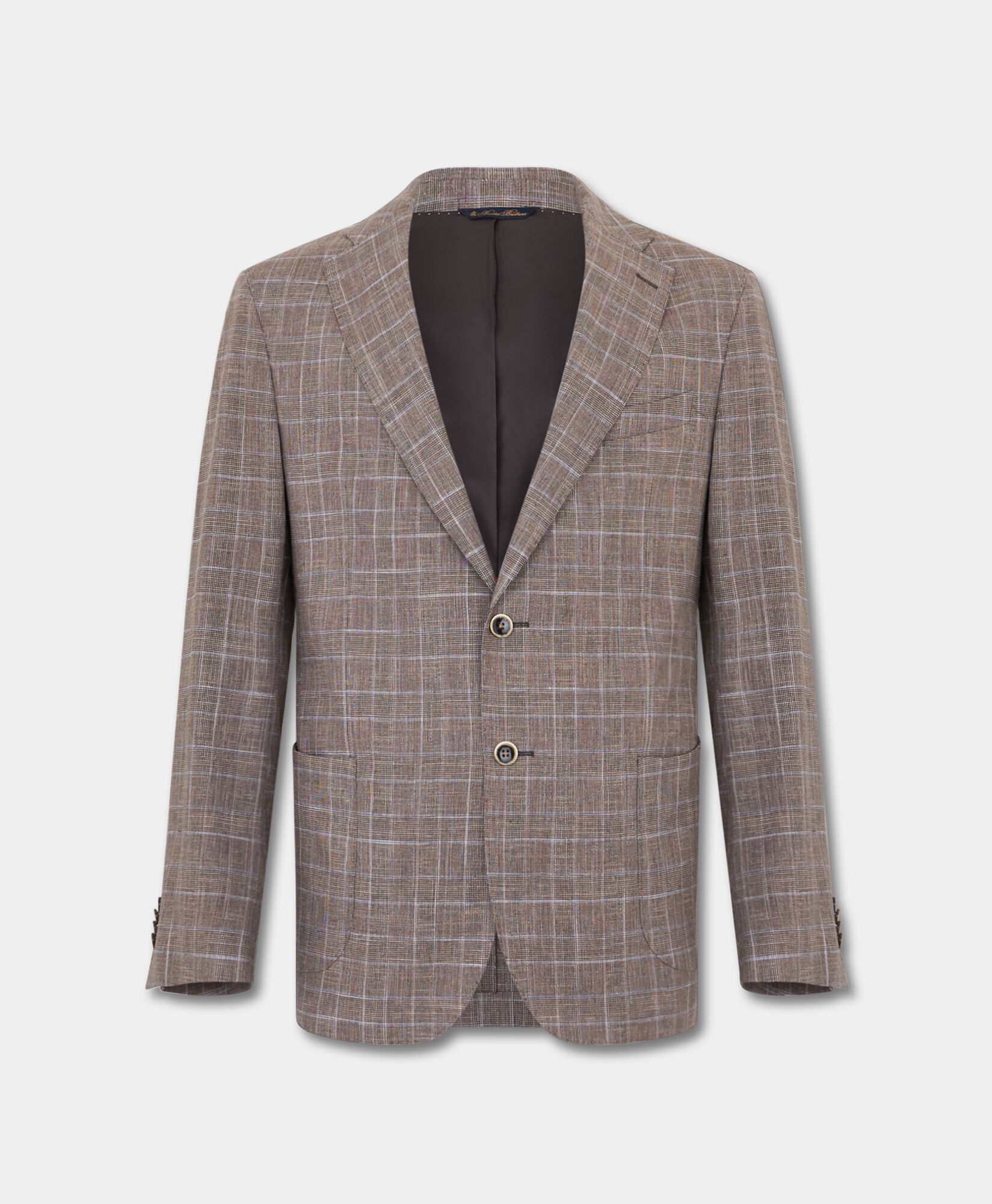 Glen Plaid Cotton Blend Suit