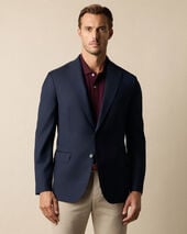 Brooks Brothers Virgin Wool Blend Comfort Blazer Navy