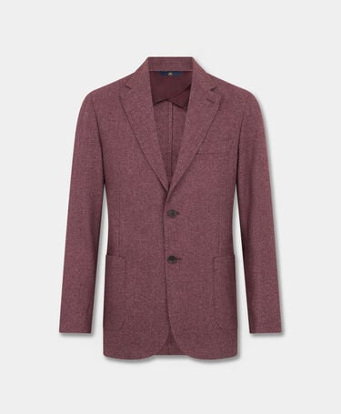 Brooks Brothers Melange Wool Blend Blazer Purple
