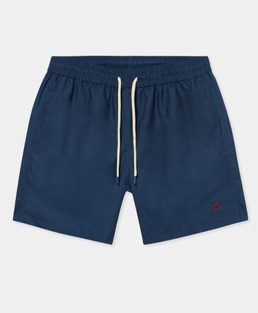 Brooks Brothers Plain Swim Trunks Navy