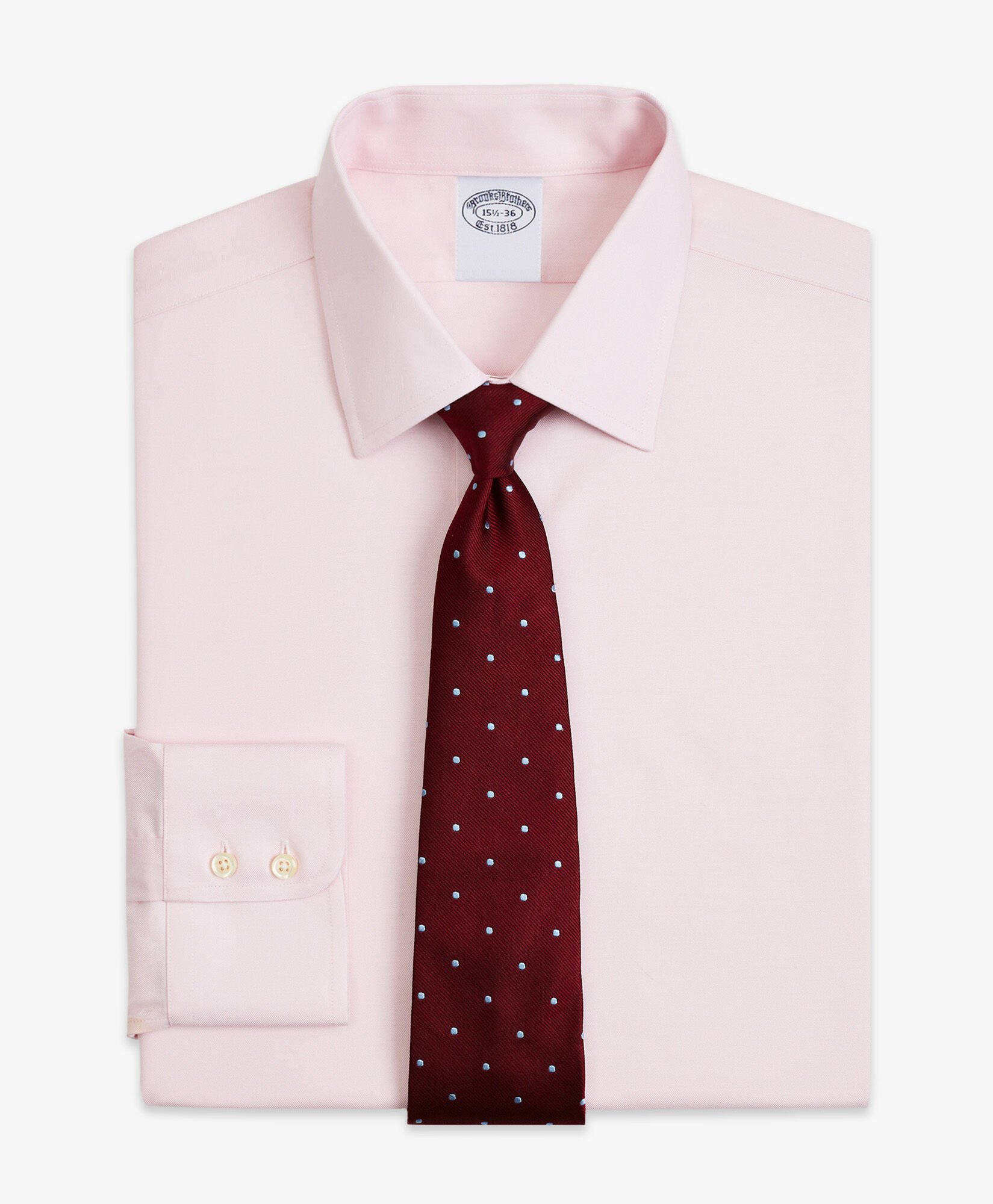 Regular Fit Non-Iron Shirt with Ainsley Collar