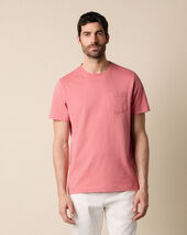 Brooks Brothers T-Shirt aus Baumwolle mit Brusttasche Puderrosa Brooks Brothers T-Shirt aus Baumwolle mit Brusttasche Puderrosa