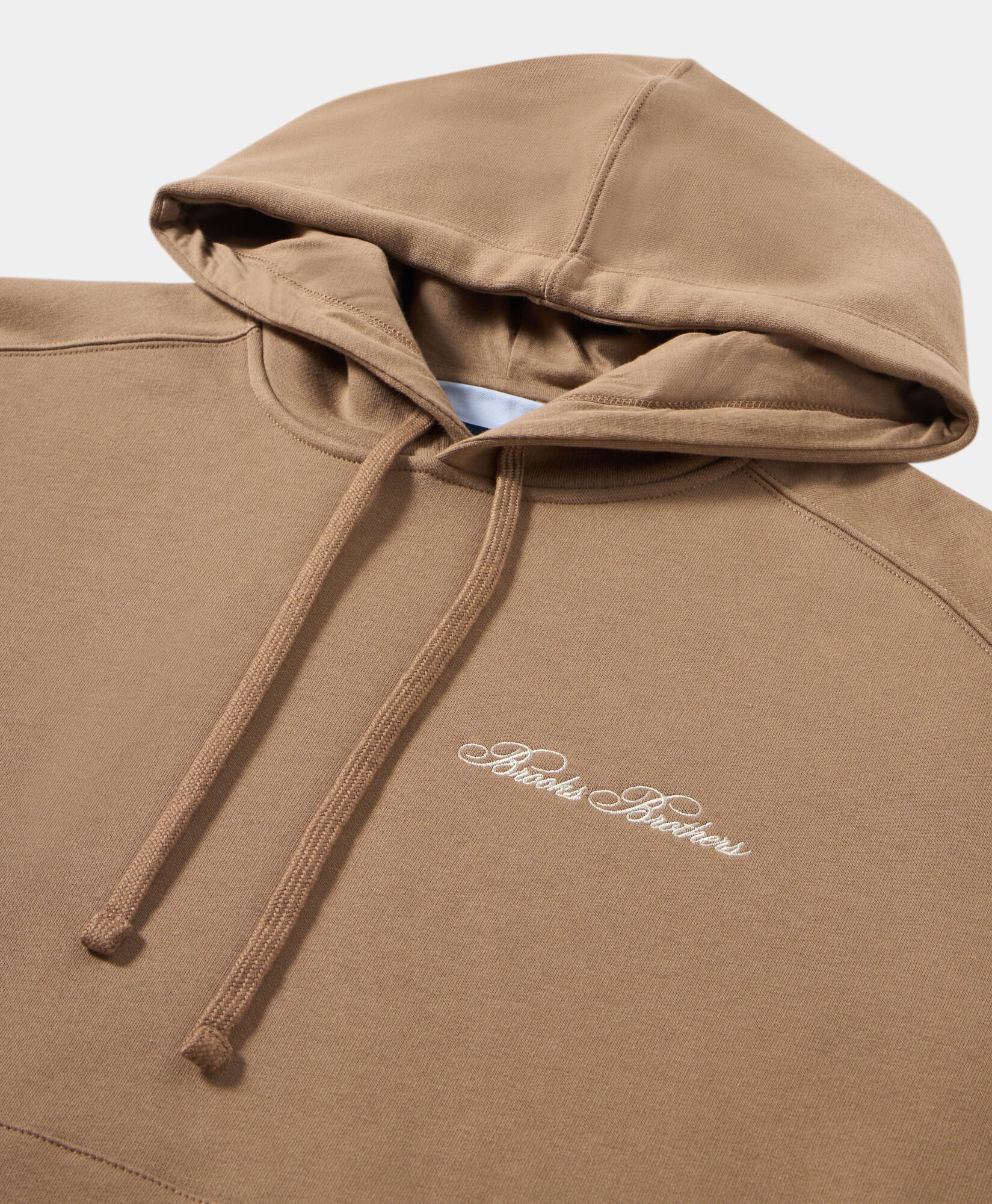 Baumwoll-Sweatshirt mit gesticktem Logo
