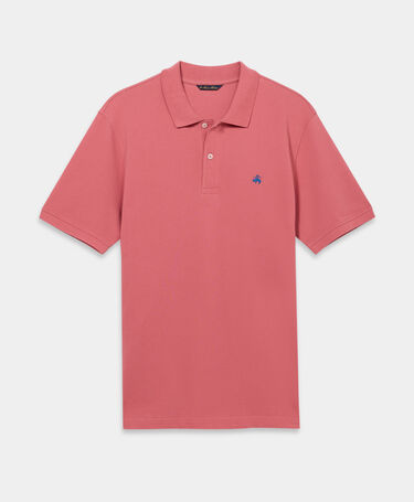 Brooks Brothers Polo en Coton Piqué Rose Poudré