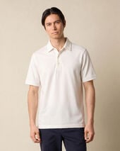 Brooks Brothers Jersey Polo Off White