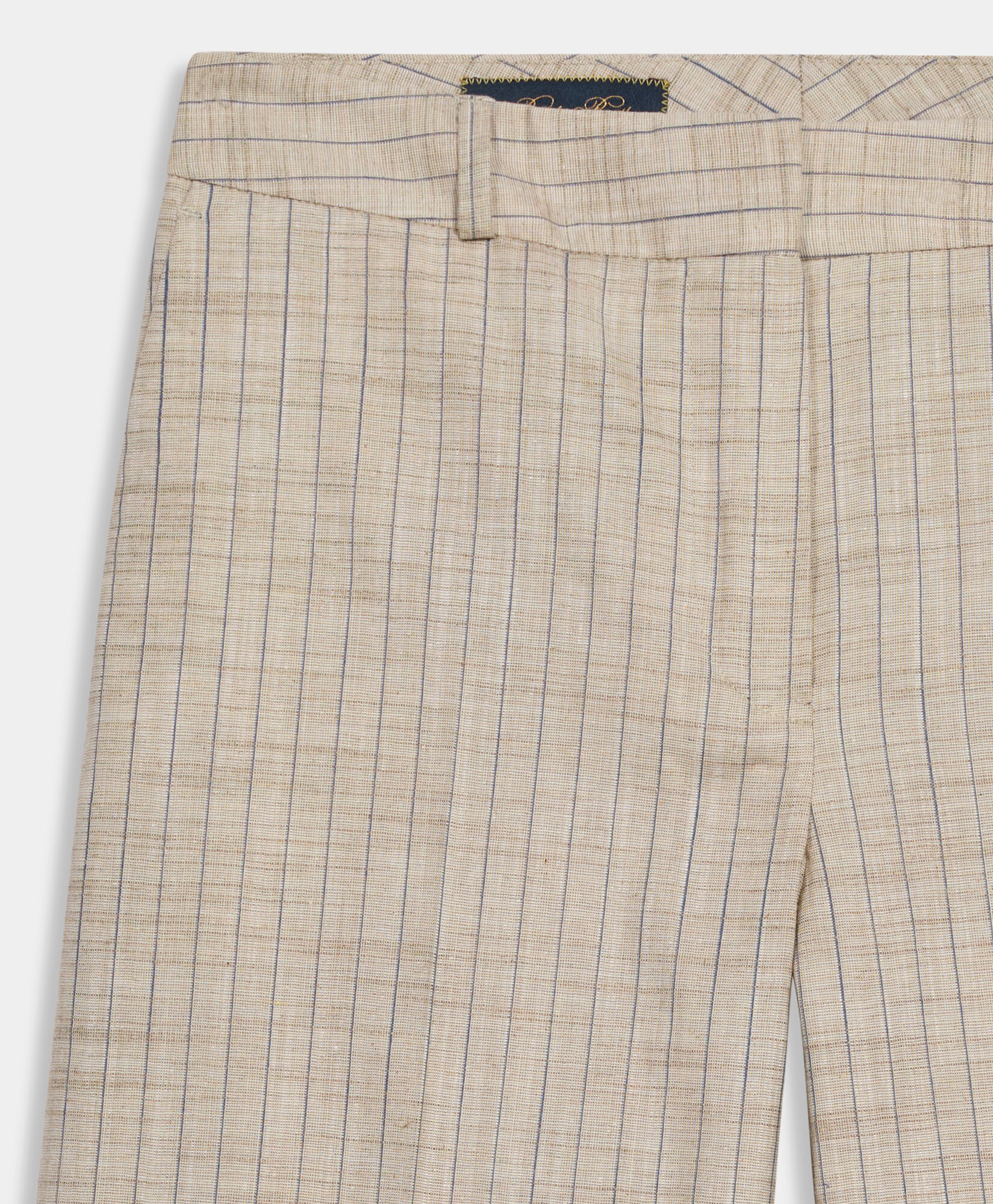 Wide Leg Pinstripe Trousers