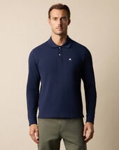Brooks Brothers Piqué Cotton Polo Navy