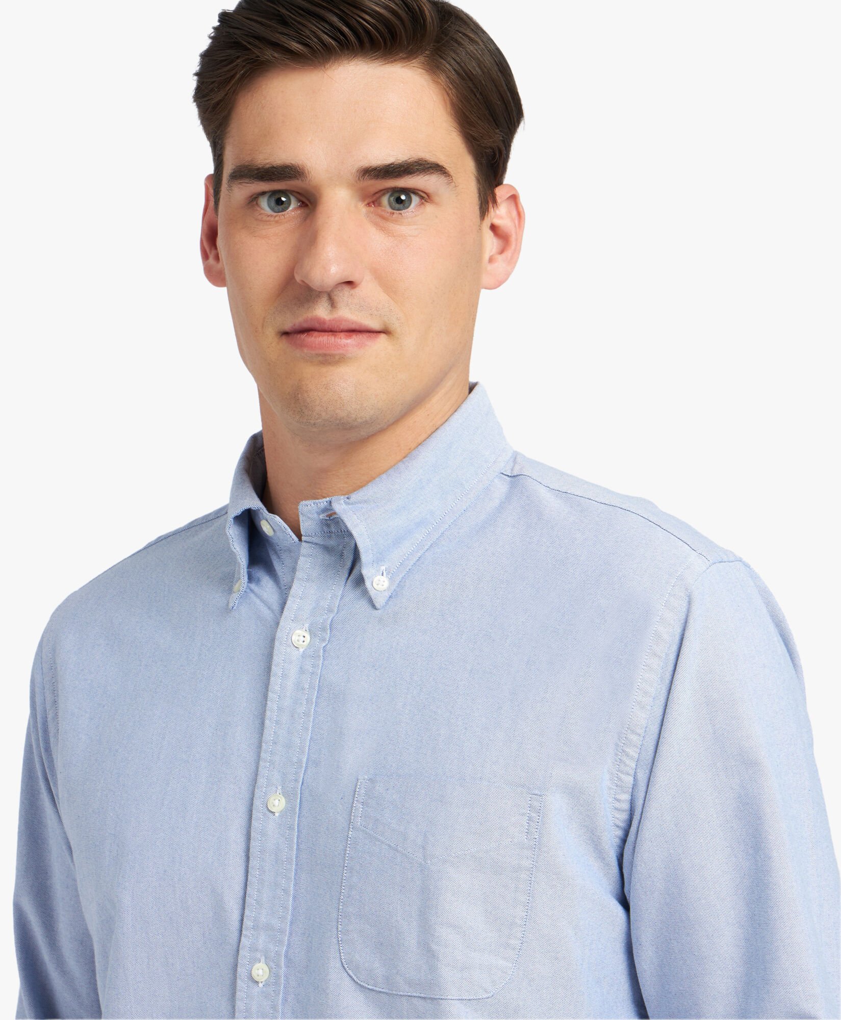 Regular Fit Oxford Friday Shirt with Button Down Collar