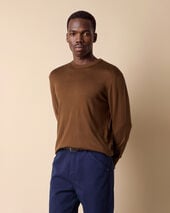 Brooks Brothers Crewneck Sweater Walnut
