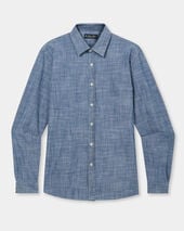 Brooks Brothers Slim Fit Cotton Classic Shirt Bleached Blue