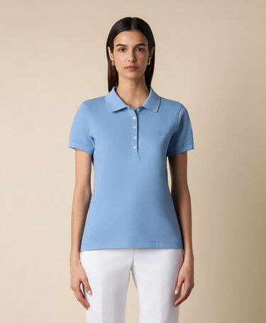 Brooks Brothers Poloshirt aus Baumwoll-Piqué mit gesticktem Logo Blau