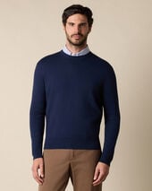 Brooks Brothers Cotton-Cashmere Crewneck Navy