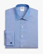 Brooks Brothers Regular Fit Non-Iron Stretch Oxford Supima Shirt with Ainsley Collar Blue