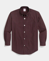 Brooks Brothers Brooks Brothers x Needles - Birdseye-Hemd mit Button-Down-Kragen Rot Brooks Brothers Brooks Brothers x Needles - Birdseye-Hemd mit Button-Down-Kragen Rot