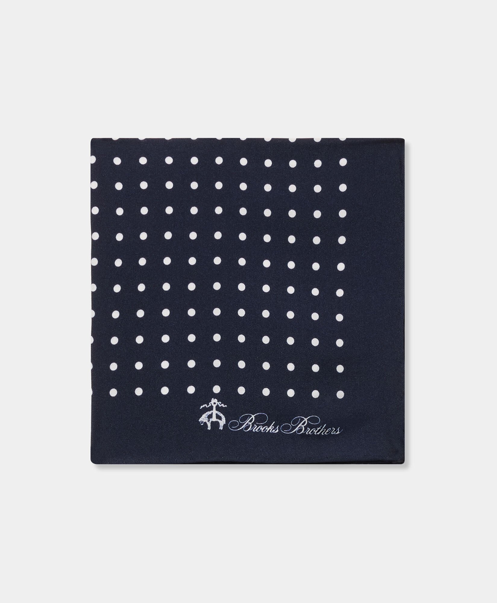 Polka Dot Silk Pochette