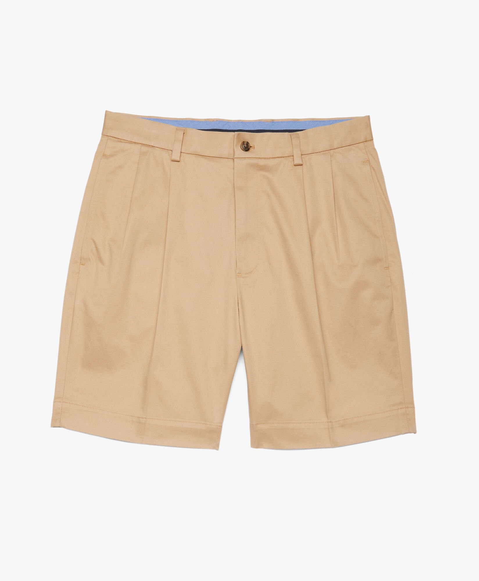 Shorts stretch con pince frontali