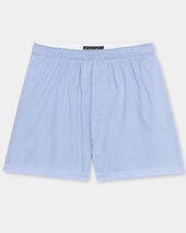 Brooks Brothers Micro Stripe Cotton Boxer Baby Blue