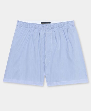 Brooks Brothers Micro Stripe Cotton Boxer Baby Blue