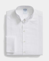 Brooks Brothers Koszula Non-Iron Slim Fit ze stójką z łamanymi rogami Biały