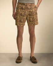 Brooks Brothers Bermuda in Cotone con Stampa Paisley Marrone