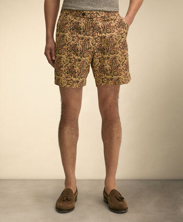 Brooks Brothers Bermuda en Coton avec Imprimé Paisley Marron