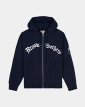 Brooks Brothers Brain Dead x Brooks Brothers California Zip Hoodie Navy