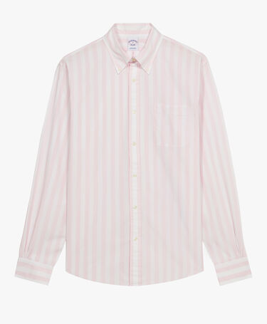 Brooks Brothers Friday Regular Fit Hemd aus Popeline mit Button Down Kragen Light Pink