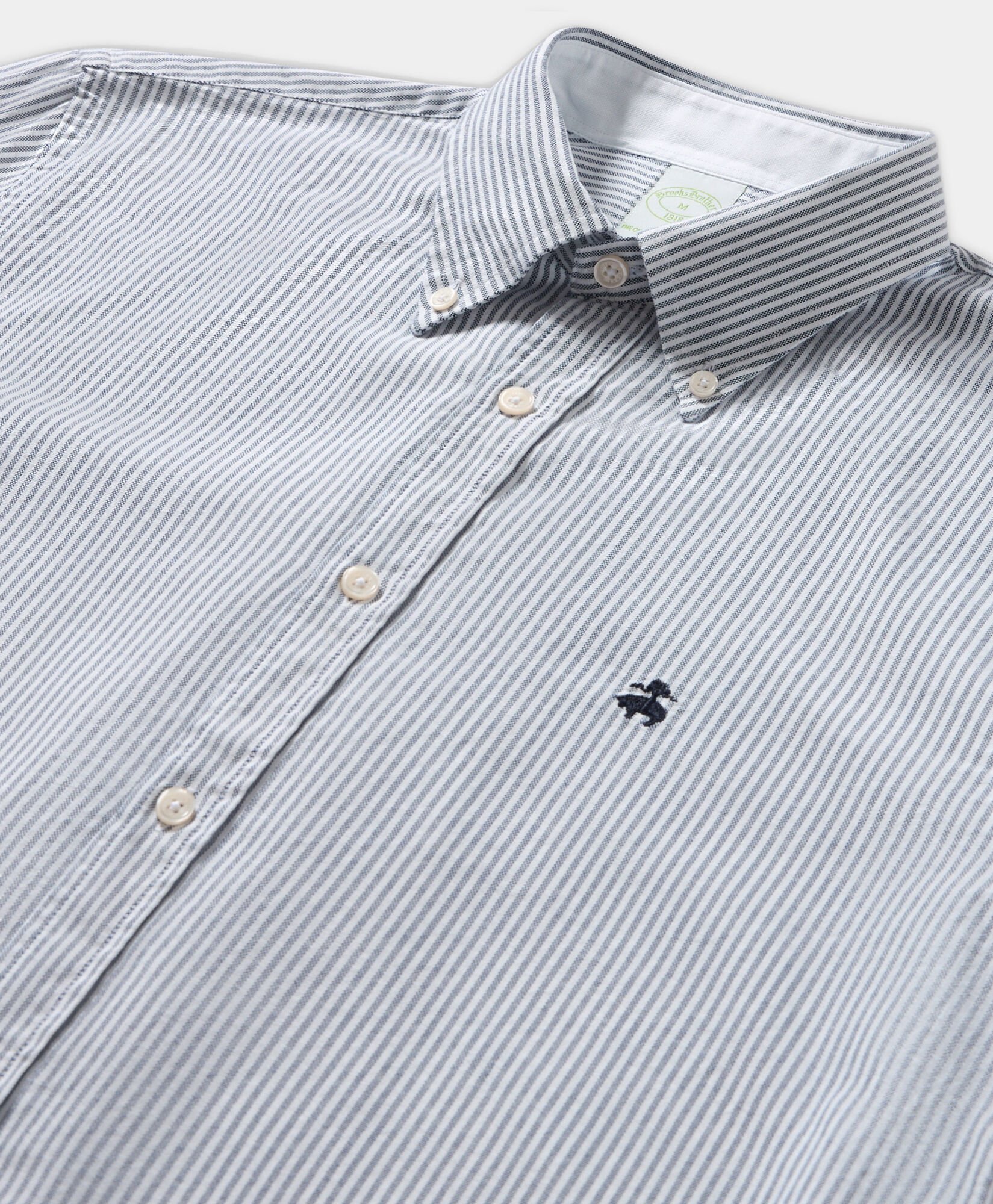 Slim Fit Oxford Shirt with Button Down Collar