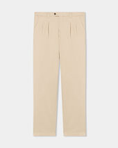 Brooks Brothers Double Pleat Trousers Beige