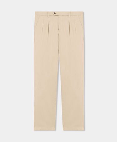 Brooks Brothers Double Pleat Trousers Beige