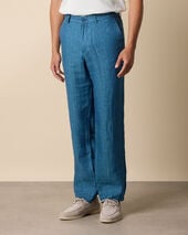 Brooks Brothers Linen Herringbone Trousers Light Blue Brooks Brothers Linen Herringbone Trousers Light Blue