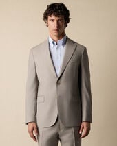 Brooks Brothers Virgin Wool Blend Comfort Blazer Natural