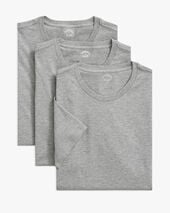 Brooks Brothers Supima Cotton Crewneck 3 Pack T-Shirts Grey