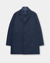 Brooks Brothers Technical Trench Coat Navy