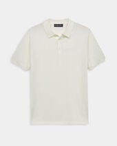 Brooks Brothers Mercerized Cotton Knit Polo White