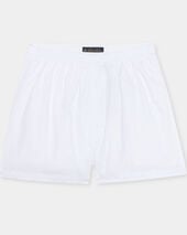Brooks Brothers Plain Pinpoint Cotton Boxer White