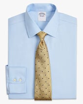 Brooks Brothers Regular Fit Shirt with Ainsley Collar Light Blue