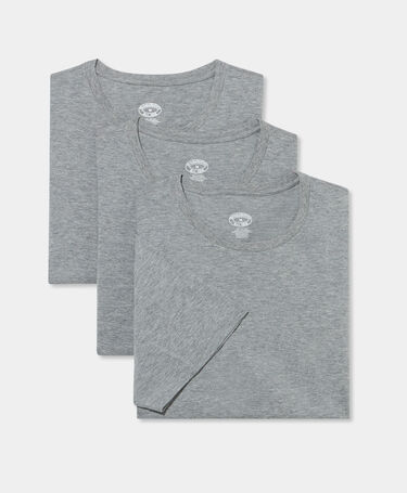 Brooks Brothers T-Shirts in Cotone – Confezione da 3 Grigio