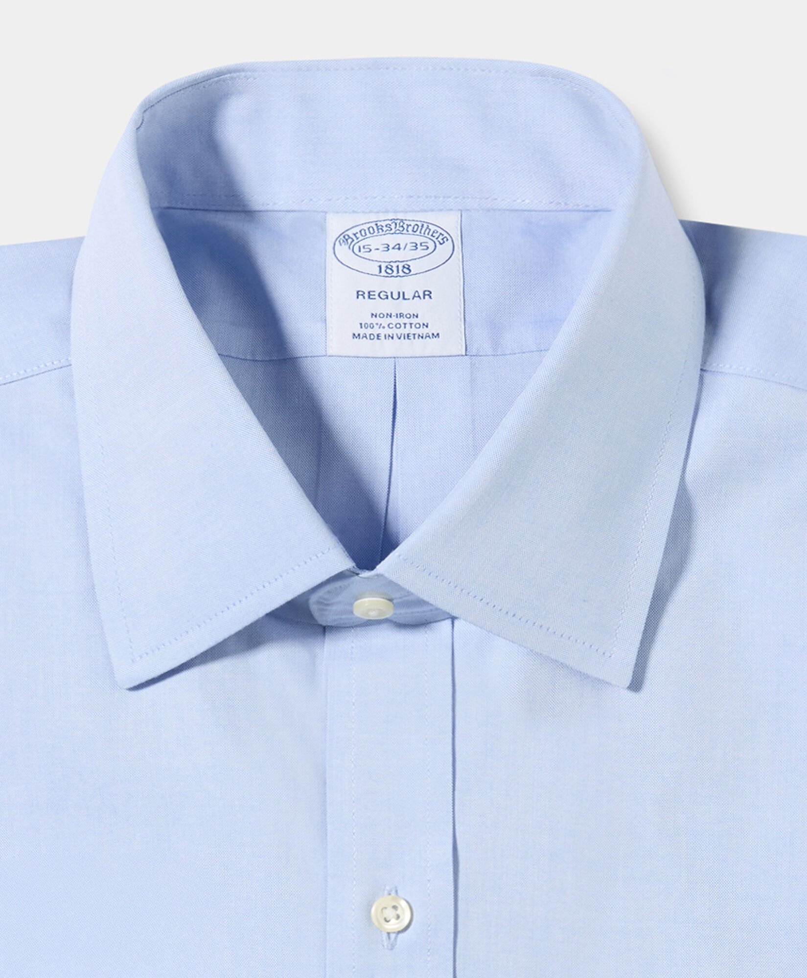Regular Fit Non-Iron Oxford Pinpoint Shirt with Ainsley Collar